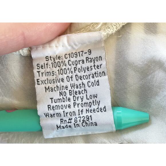 Johnny Was Kikimu Embroidered Crinkle Tunic - Size Medium - Picture 6 of 9